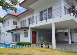for lease: fully furnished modern two storey house and lot in afpovai village