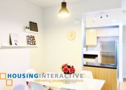 cozy 3br condo unit for rent at the two maridien bgc