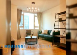 fully furnished 1br unit with balcony for lease in park terraces