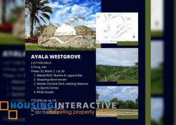 lot for sale in ayala westgrove