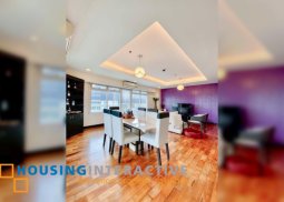 semi-furnished 3br unit with parking for sale in one serendra