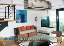 superb 3br loft type condo unit for rent at the one rockwell makati