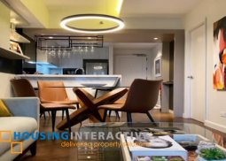 fully furnished 1br unit with balcony and parking for sale in joya loft and towers