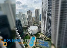 fully furnished 3br unit with parking for rent in proscenium at rockwell, kirov tower