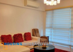 fully furnished 1br unit with parking for lease in one serendra