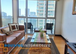 fully furnished 2br unit with parking for lease in one serendra