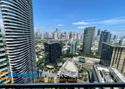 fully furnished 2br unit with parking for sale in the manansala tower