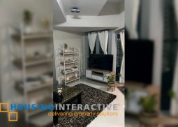 fully furnished 1br unit with balcony for lease in uptown parksuites