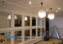 semi-furnished 3br unit with parking for lease in two serendra