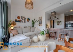 fully furnished boho-chic inspired unit for rent/sale in st. moritz private estate