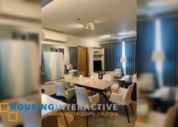 fully furnished 2br unit with balcony and parking for lease in park terraces