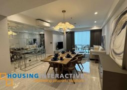 fully furnished 2br unit with parking for lease in bonifacio ridge