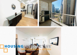 fully furnished 1br unit for lease in two serendra, sequoia