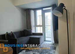 fully furnished 2br unit with balcony for rent in uptown parksuites