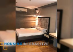 furnished 1br unit with parking for rent/sale in the residences at greenbelt