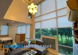 fully furnished 2br unit with parking slot for sale in bellagio two