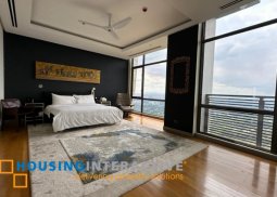 fully furnished 3br bi-level unit for sale in bellagio one