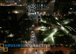 fully furnished 2br unti with parking for lease in one legaspi park