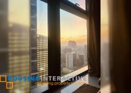 furnished 2br unit with parking for sale in uptown ritz residences