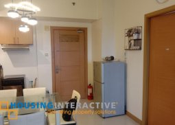 fully furnished 2br unit with parking for sale in the trion towers