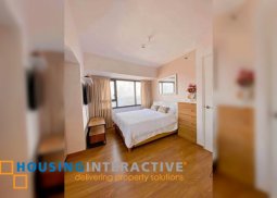 fully furnished 2br unit with parking for sale in the rise