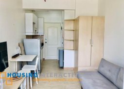 fully furnished studio unit for sale in benrosi v, makati