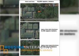 industrial warehouse with huge lot for sale canlubang, laguna 1.1 hectares