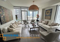 fully furnished 3br unit with parking for lease in proscenium at rockwell