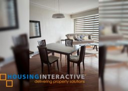 fully furnished 1br unit with parking for rent in amorsolo square