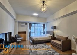 fully furnished studio unit for sale in verve residences