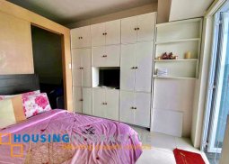 wind residences 1 bedroom condo for sale 38.98 sqm. fully furnished facing taal view with balcony