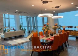 3br penthouse unit with parking for sale in st. francis shangri-la place