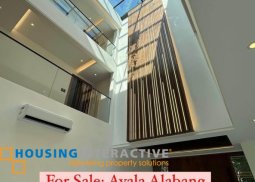 modern house and lot for sale in ayala alabang village