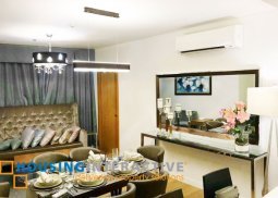fancy 2br fully furnished condo unit for rent at the park terraces makati