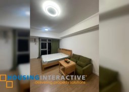 fully furnished studio unit for sale in verve residences