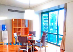fully furnished 2br unit with parking for lease in amorsolo rockwell