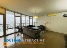 fully furnished 3br unit with parking for lease in proscenium at rockwell