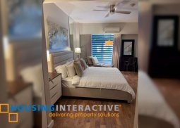 fully furnished 1br unit with parking for sale in one serendra