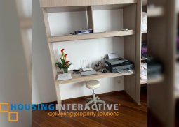 fully furnished 3br unit with parking for sale in the trion towers