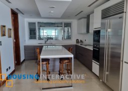 fully furnished 3br unit with parking for sale in two roxas triangle