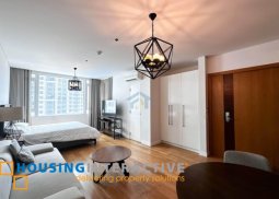fully furnished studio unit with parking for sale in park terraces