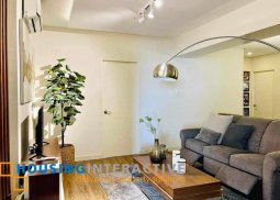 fully furnished 3br unit with parking for sale in sheridan condominium, pasig