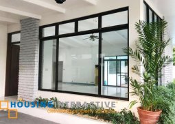 semi-furnished 4-bedroom house and lot with pool for rent in bel-air iv