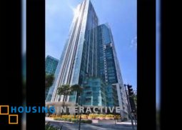semi-furnished 1br unit for sale in one uptown residences