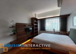 fully furnished 1br unit with parking for sale in st. francis shangri-la place