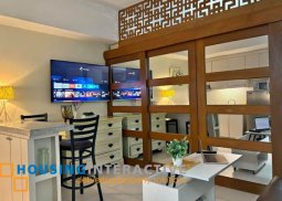 fully furnished 1br unit for lease in icon plaza