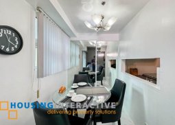 semi-furnished 2br unit with parking for sale in two serendra