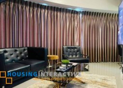 fully furnished 1br unit with parking for lease in one rockwell