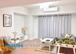 fully furnished 3br condo unit for rent at the two maridien bgc