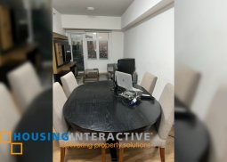 fully furnished 1brunit with parking for lease in two serendra